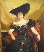 John Singer Sargent Portrait of Jennie Churchill painting